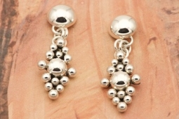 Artie Yellowhorse Sterling Silver Post Earrings